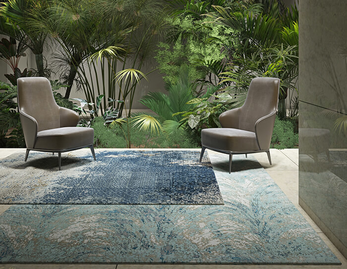 Calming Blues in Carpets
