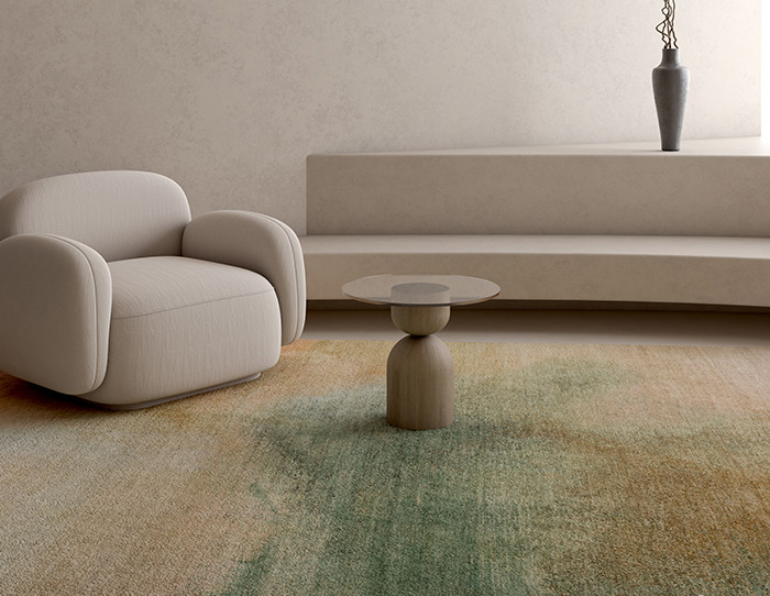 Soothing Greens in Carpets