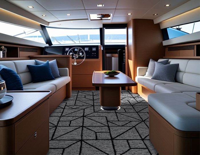 modern yacht rugs