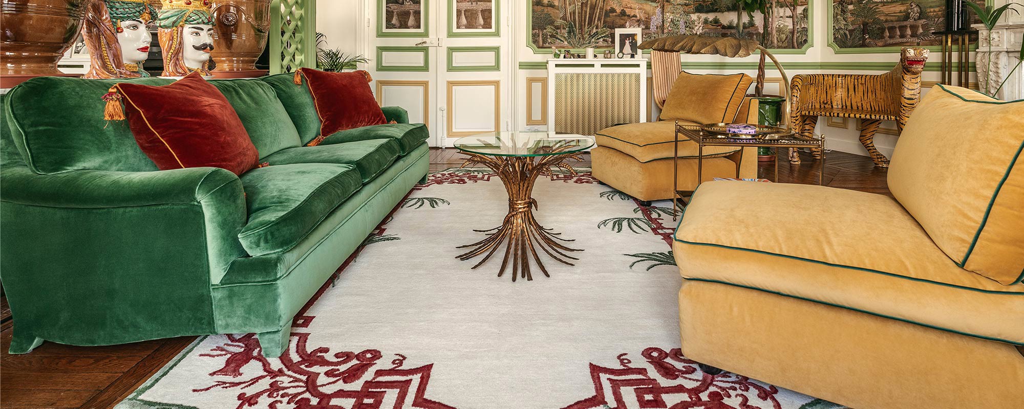 Jardins du Monde: Designer Rug Collection Launch by Tatiana de Nicolay