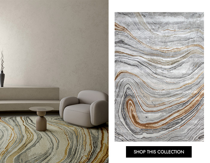 Classic and Medium Gray Hand Tufted Rugs
