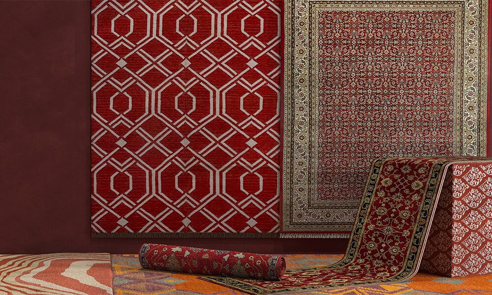 Learn the magic of red and blue rugs for your summer home décor. Find ...