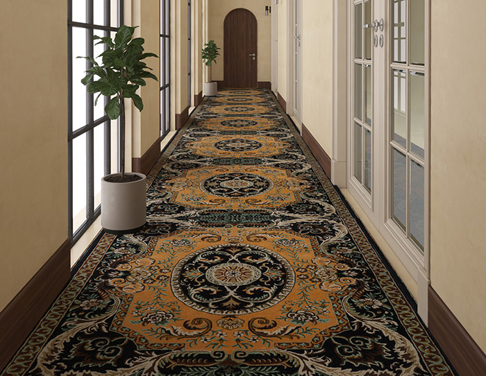hand knotted graphic wool rugs