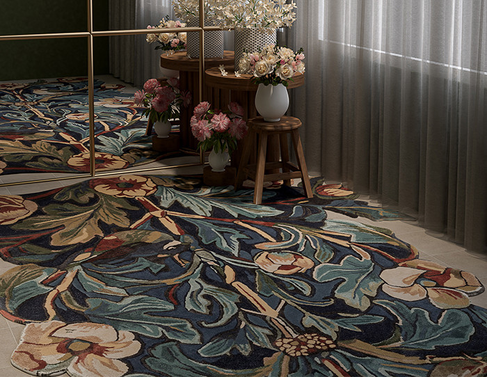 floral rugs for indoor decor