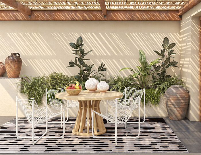 outdoor floral rugs