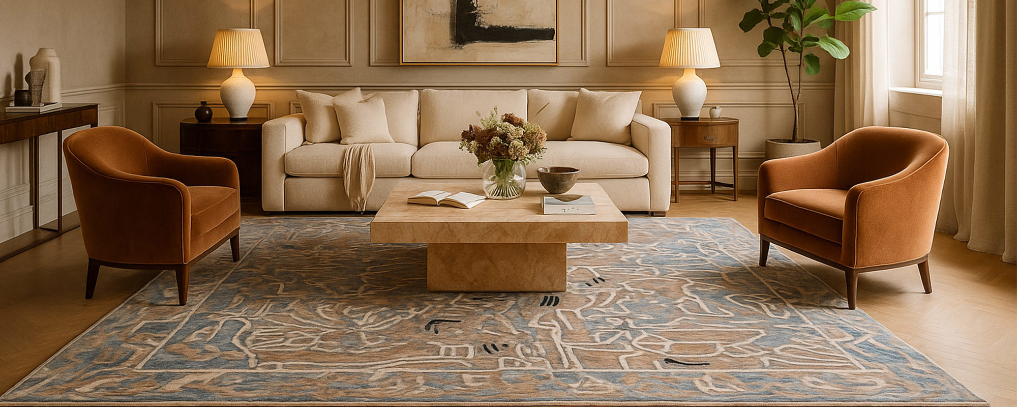 10 Ways to Decorate with Square Rugs (Placement & Sizing)