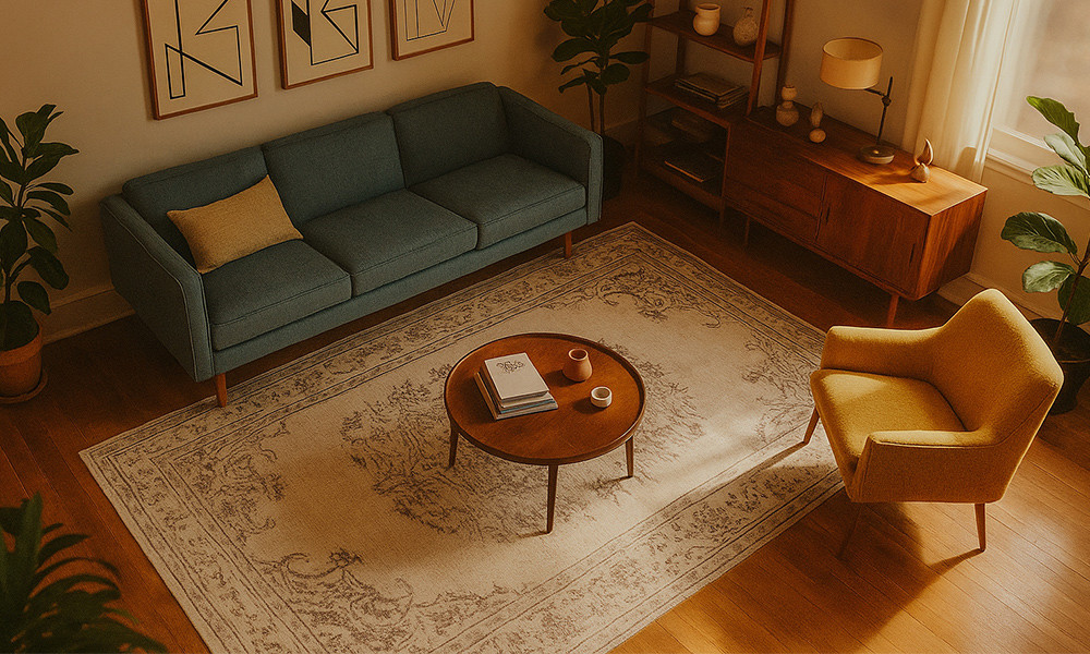 Vintage Rugs: The Easiest Way to Get Chic Retro Room Decor