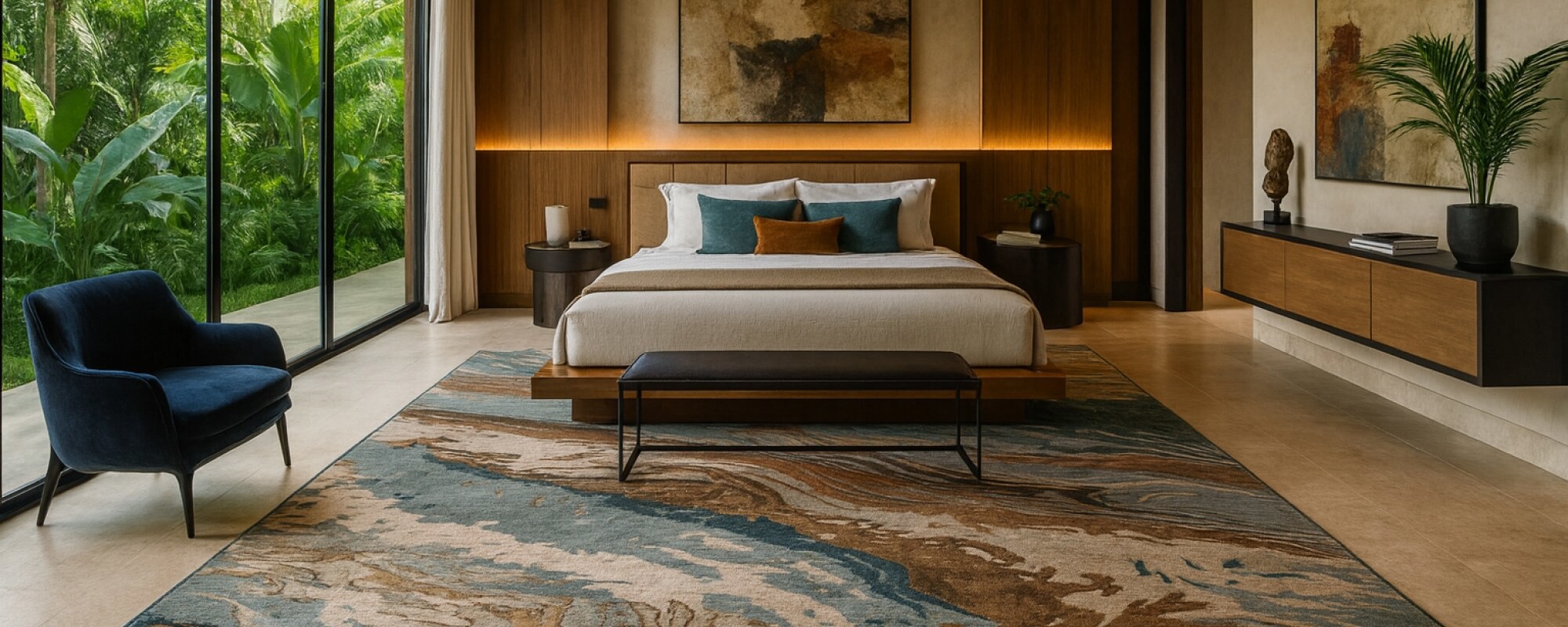 Best Rug Size for a King Bed