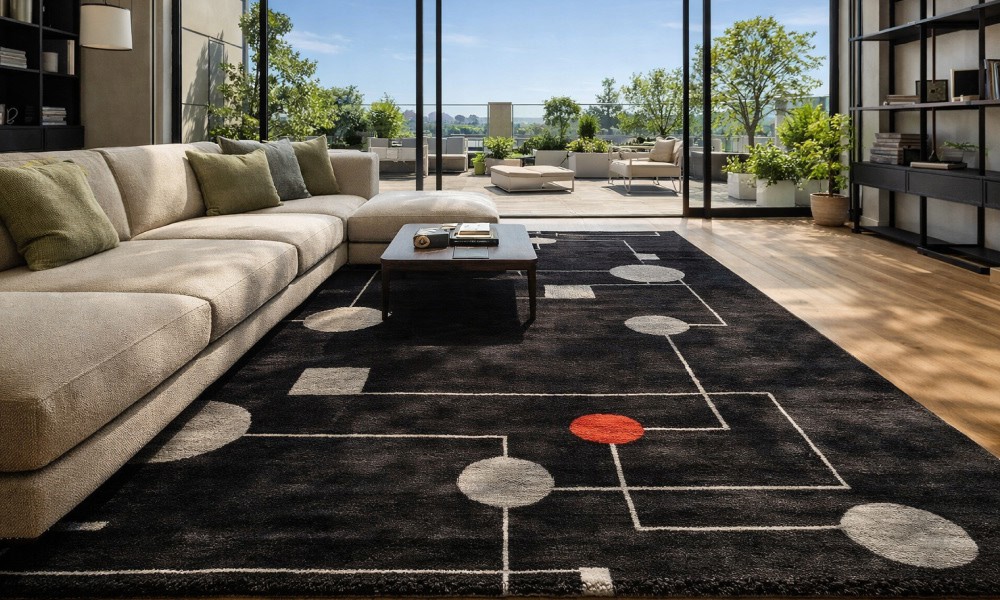 The Best Rugs for Homes with Glass Walls or Minimalist Architecture