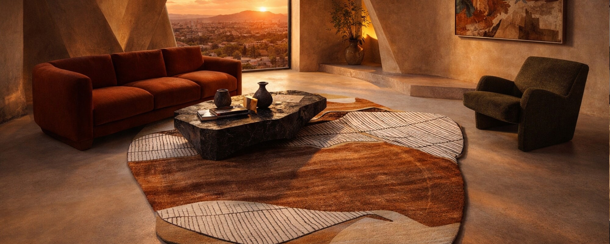 How the Right Rug Makes Odd-Shaped Rooms Feel Intentional?