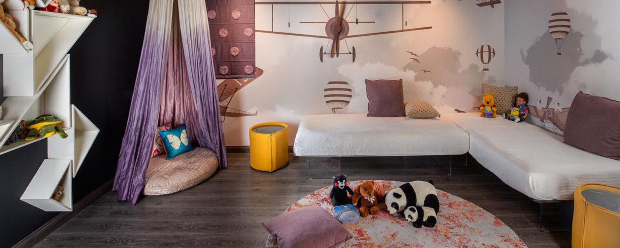 Kids Rug TAPISO Pinky Area Rug Children Kids Room Bedroom Bear Nursery Rugs  For Kids, image size:2000x800