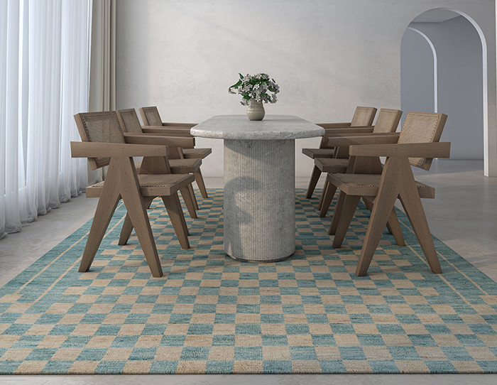 Layered Textured Rugs