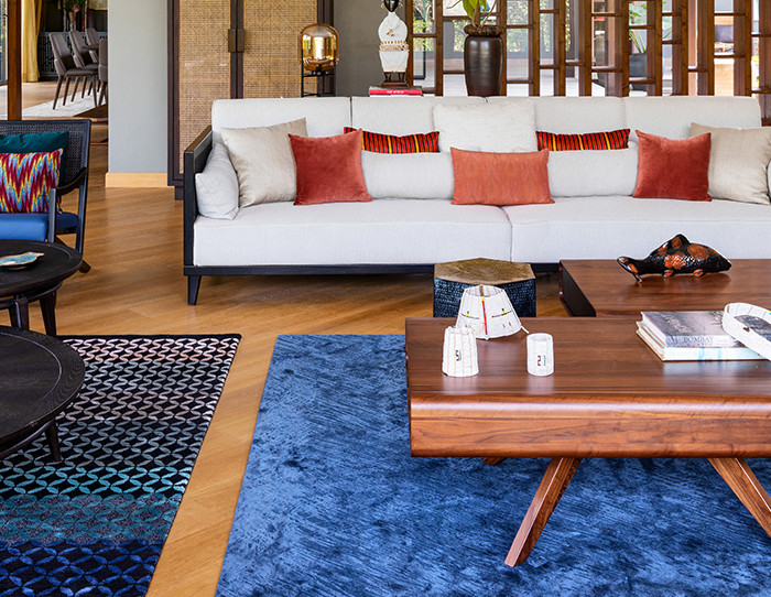 handmade viscose rugs