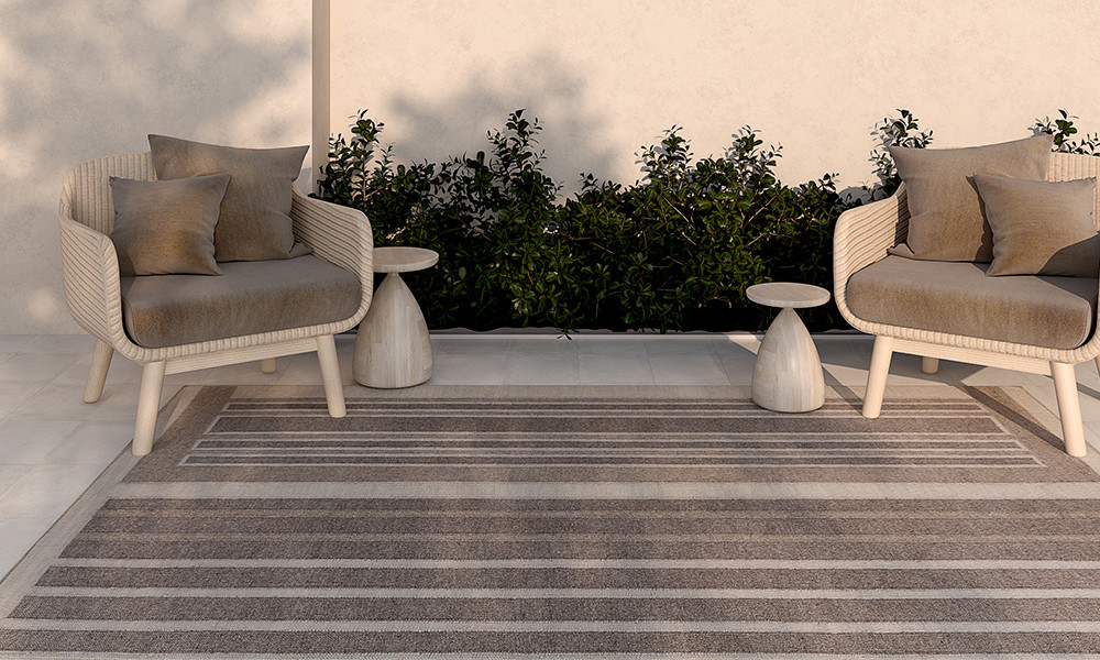 Small Room? Striped Rugs Are Basically Photoshop for Your Floor