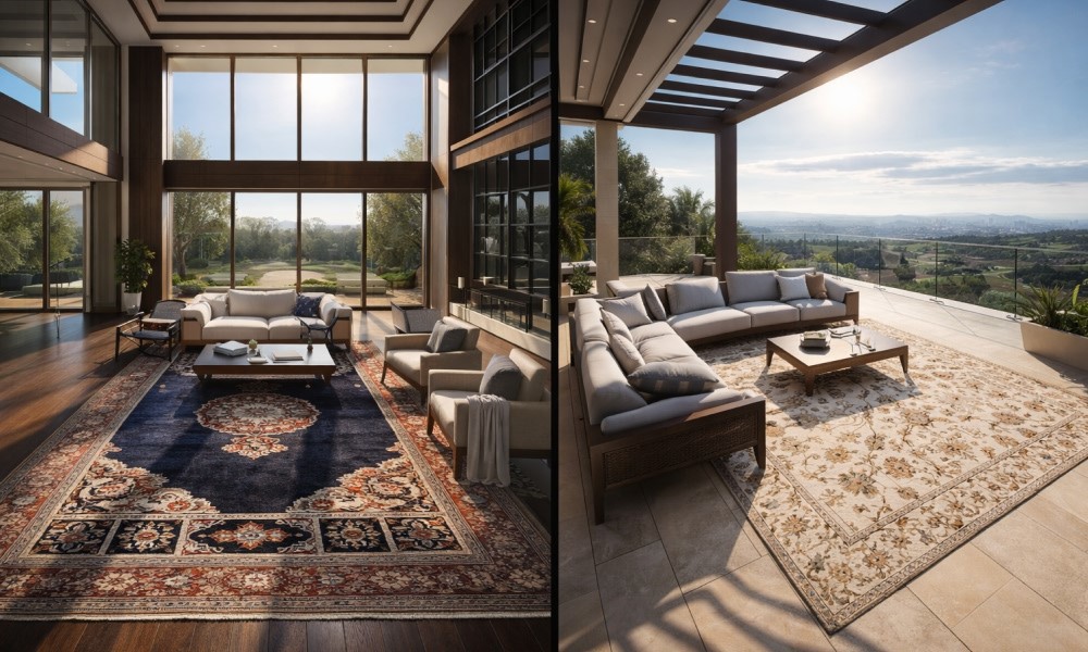 The Difference Between Indoor Rugs and Outdoor Rugs