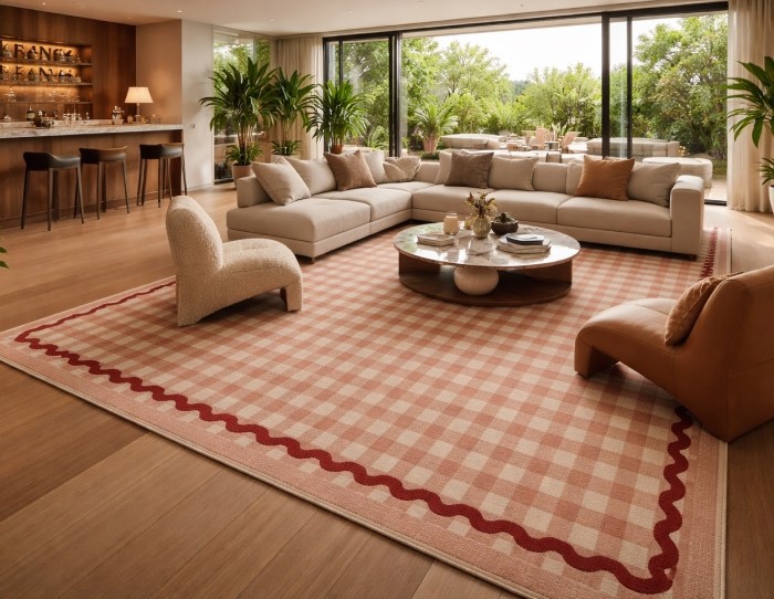 contemporary area rug