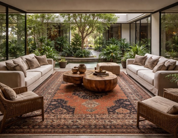 handknotted wool rug