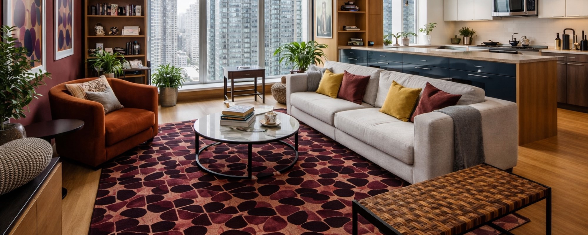 How Rugs & Carpets Can Make Small Spaces Look Bigger
