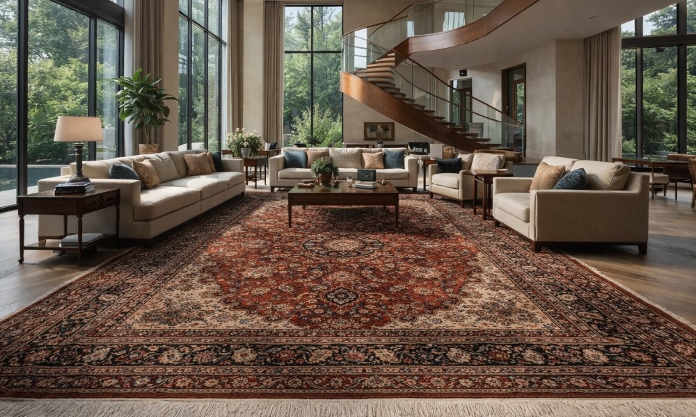 handknotted silk rugs luxury investment