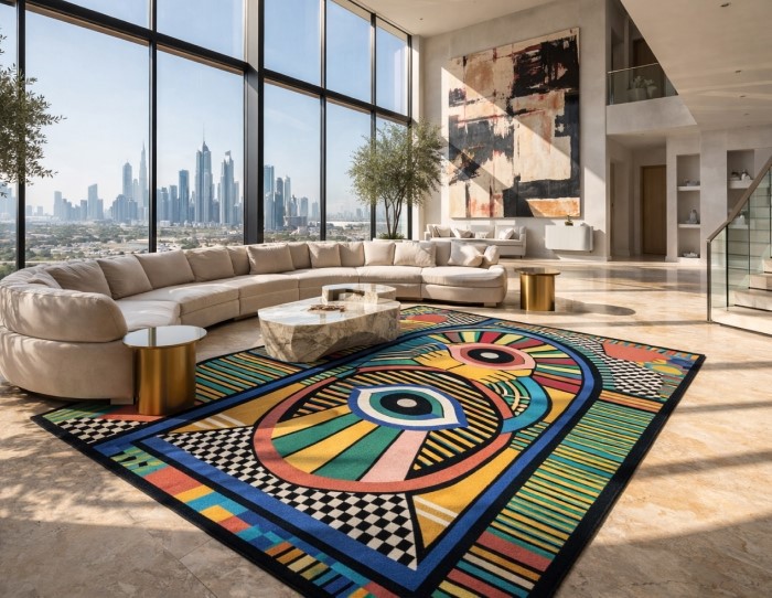 Vibrant Rag Rug Vibrant Rugs as Statement Pieces: Design Tips & Trends