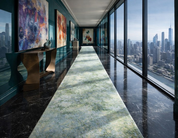 Classic hallway rug