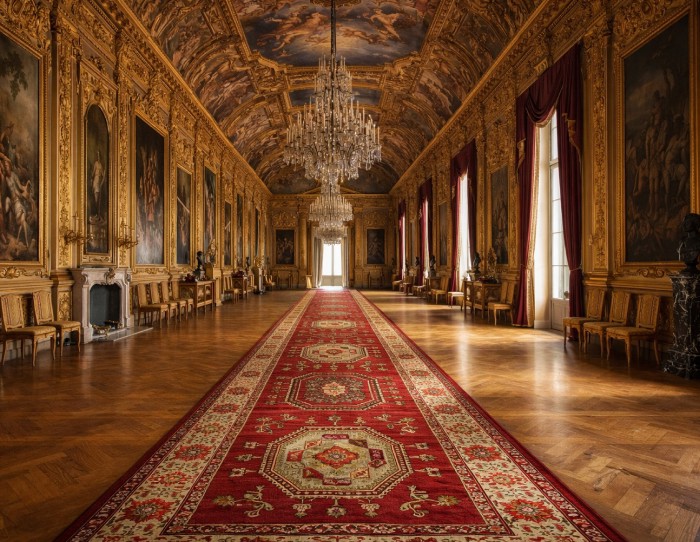 Traditional runner rug