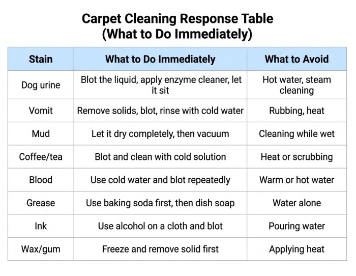 how to clean carpet at home