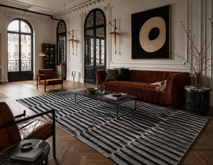 silver ash london fog rug