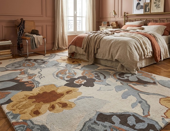 tapis rose