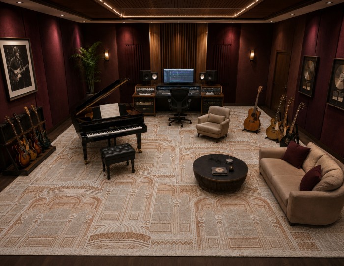 sound absorbing rug