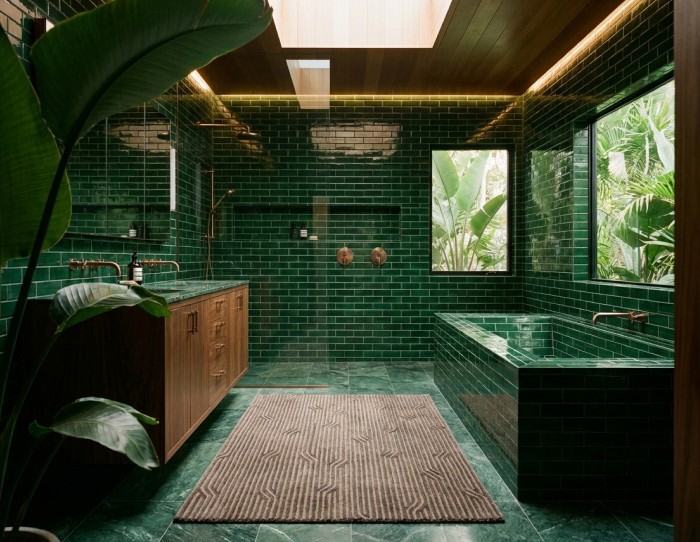 Green Luxury Bathroom