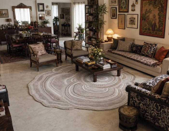 maximalist rug decor