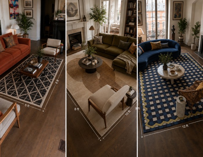 Rug Size Guide: 5×8 vs 8×10 vs 9×12 Prices Explained