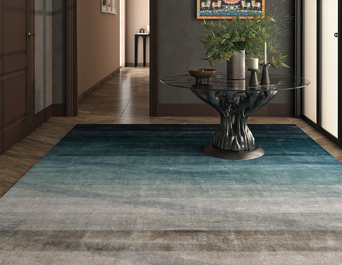 blue color rugs and carpets