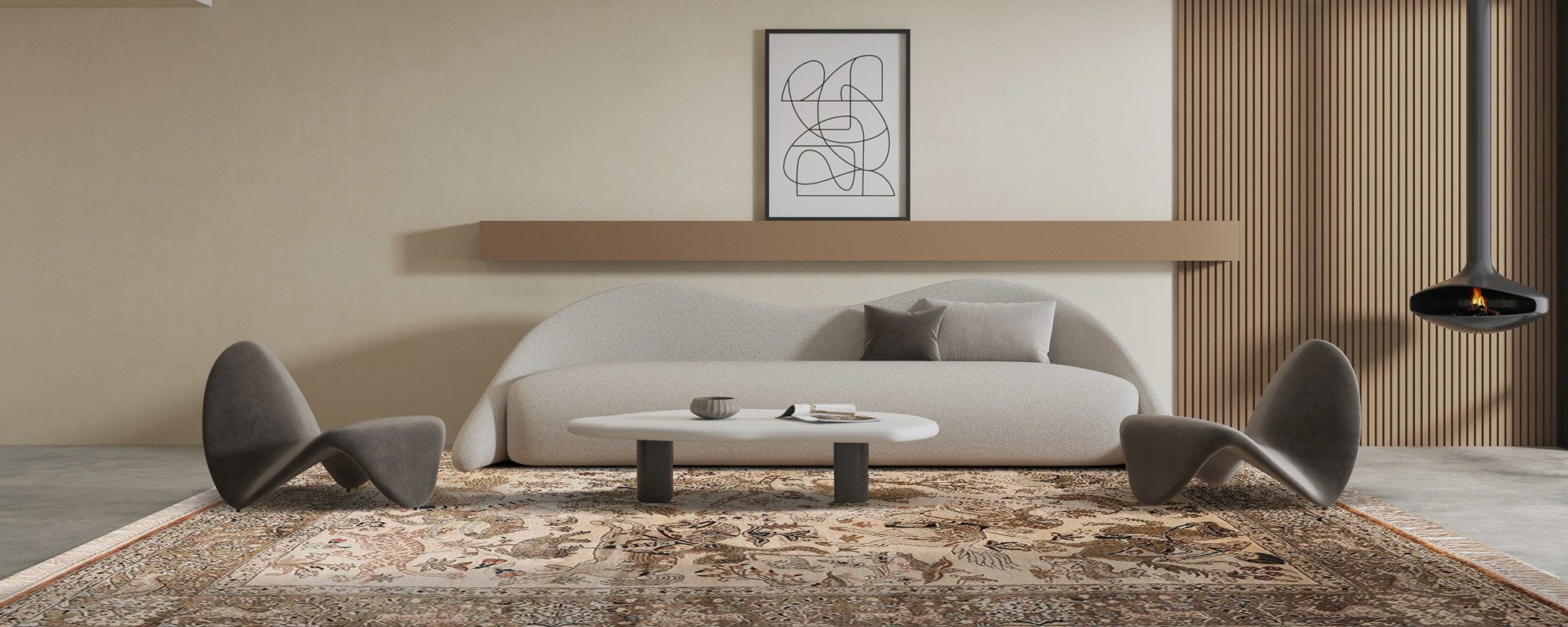 How to Choose the Best Silk Carpets for the Living Room
