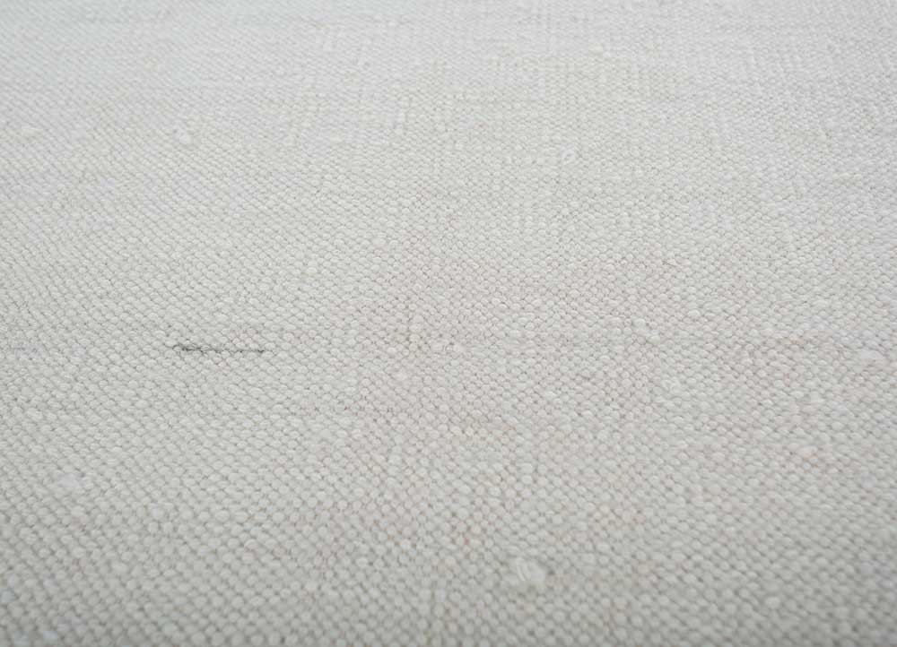 alhambra ivory wool flat weaves Rug - CloseUp