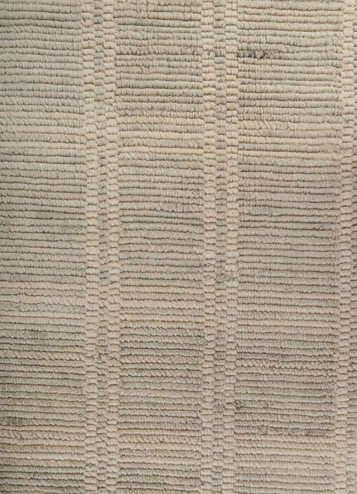 saga green wool hand loom Rug - CloseUp saga green wool hand loom Rug - CloseUp