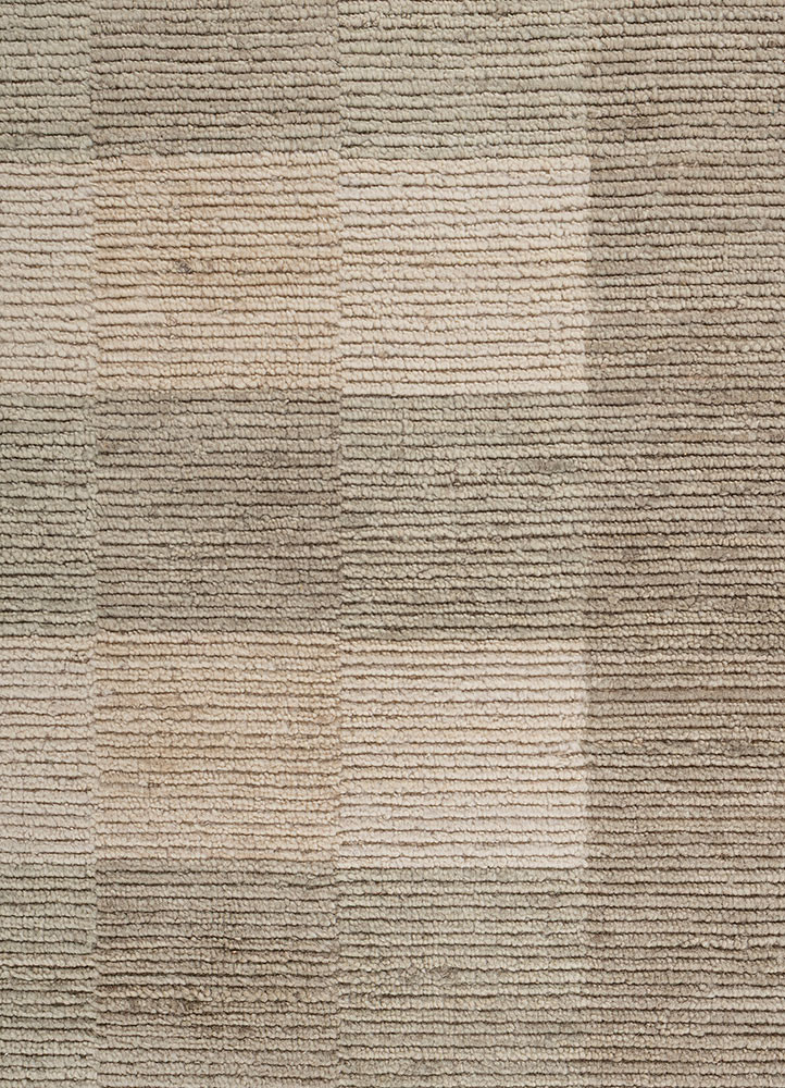saga green wool hand loom Rug - CloseUp saga green wool hand loom Rug - CloseUp