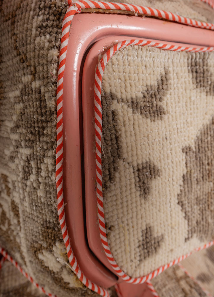 objects ivory metal and wool hand knotted Accessories - CloseUp