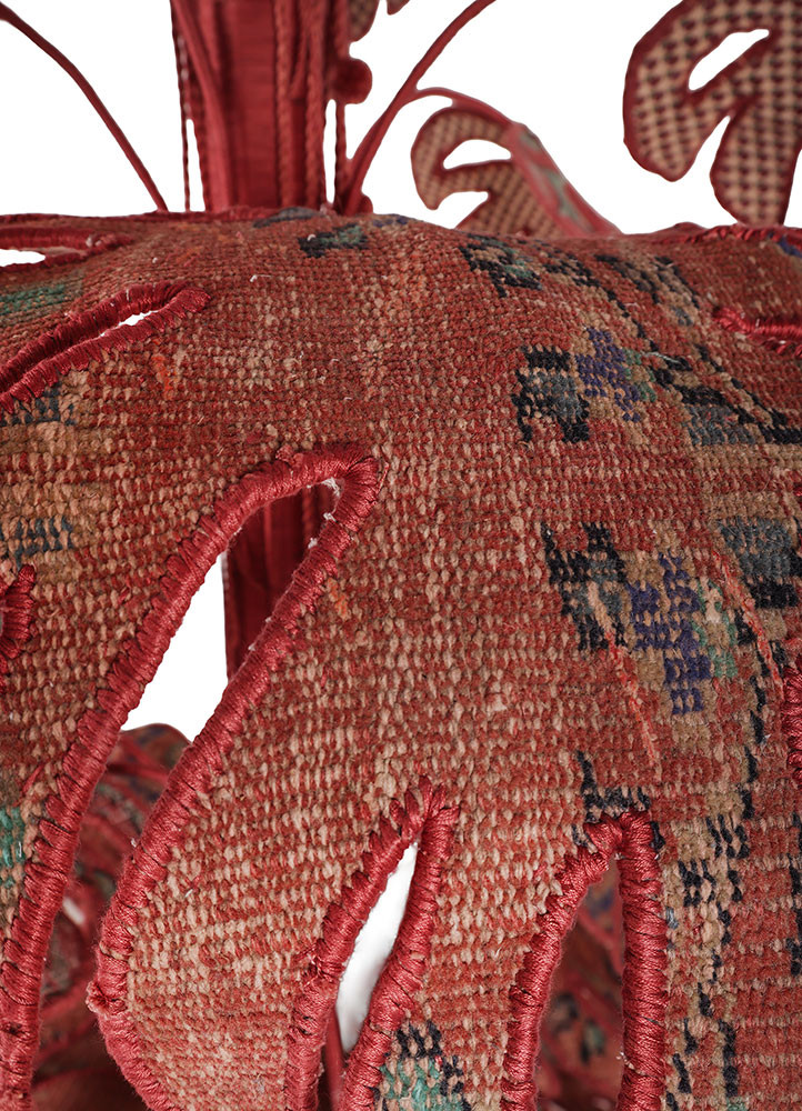 objects red and orange bamboo silk and wool and ironrod and cotton art work Accessories - CloseUp objects red and orange bamboo silk and wool and ironrod and cotton art work Accessories - CloseUp