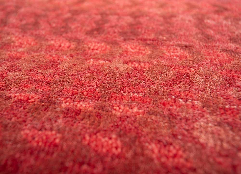 manchaha pink and purple wool and bamboo silk hand knotted Rug - CloseUp manchaha pink and purple wool and bamboo silk hand knotted Rug - CloseUp