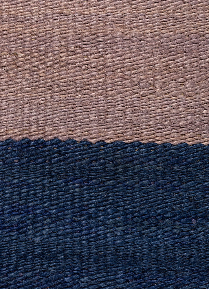 daaira blue jute and hemp flat weaves Rug - CloseUp daaira blue jute and hemp flat weaves Rug - CloseUp