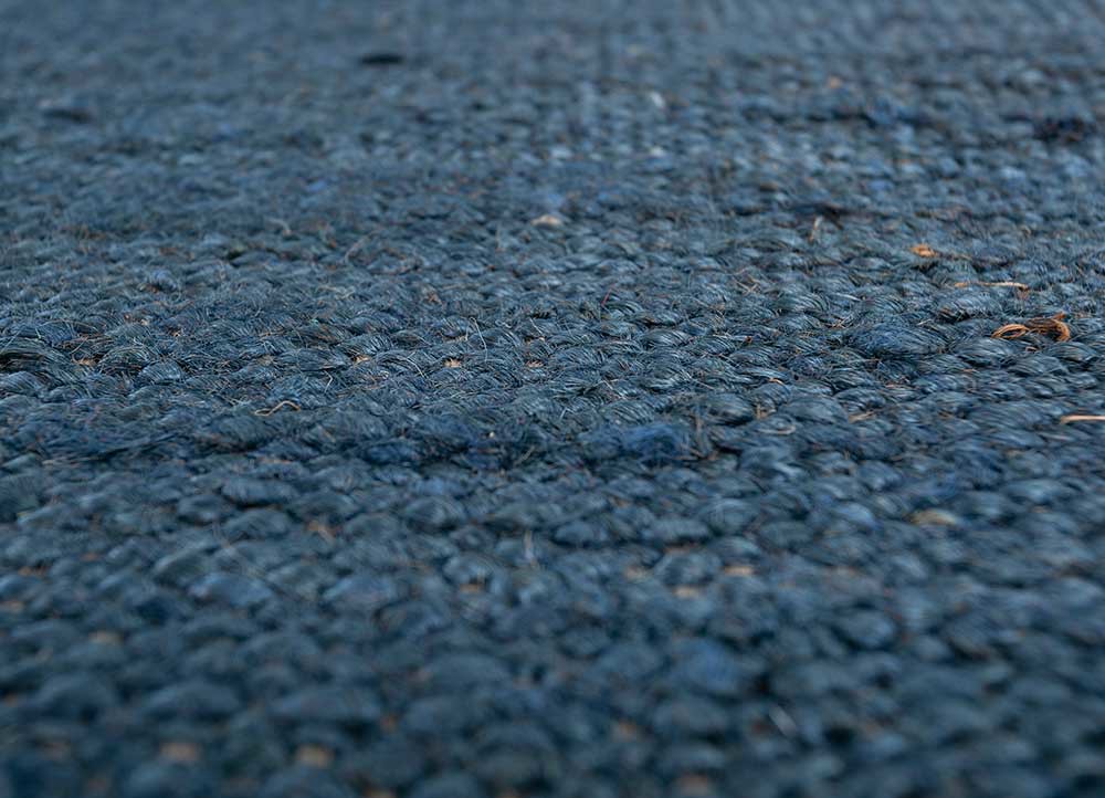 daaira blue jute and hemp flat weaves Rug - CloseUp daaira blue jute and hemp flat weaves Rug - CloseUp