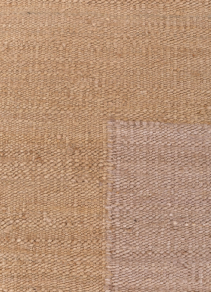 daaira beige and brown jute and hemp flat weaves Rug - CloseUp