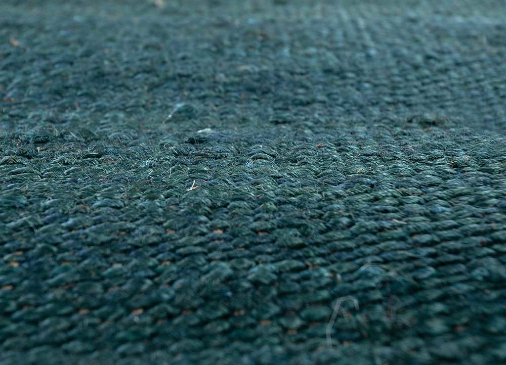daaira blue jute and hemp flat weaves Rug - CloseUp daaira blue jute and hemp flat weaves Rug - CloseUp