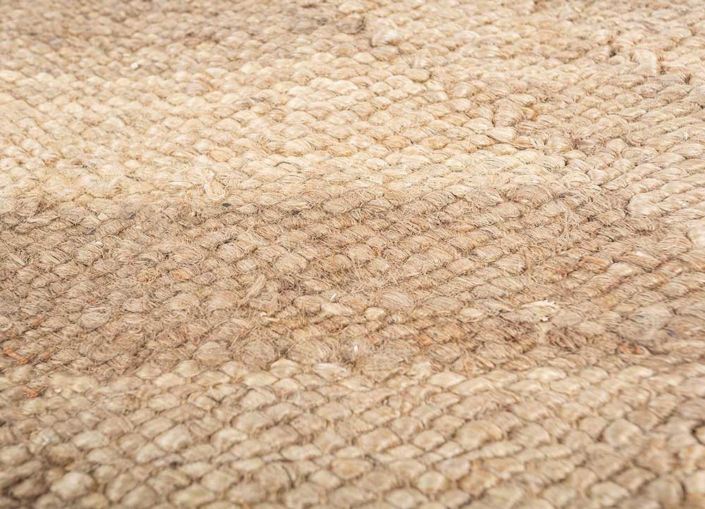 nomadic threads beige and brown jute and hemp flat weaves Rug - CloseUp