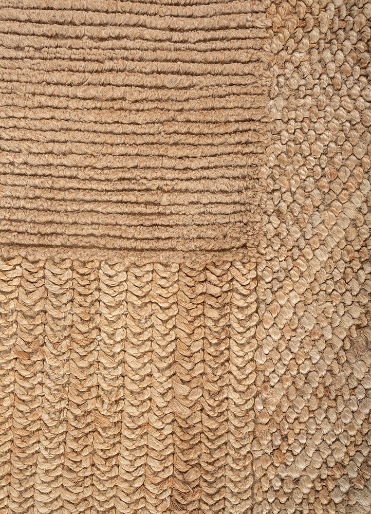 nomadic threads beige and brown jute and hemp flat weaves Rug - CloseUp nomadic threads beige and brown jute and hemp flat weaves Rug - CloseUp