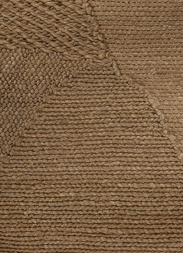 nomadic threads beige and brown jute and hemp flat weaves Rug - CloseUp nomadic threads beige and brown jute and hemp flat weaves Rug - CloseUp