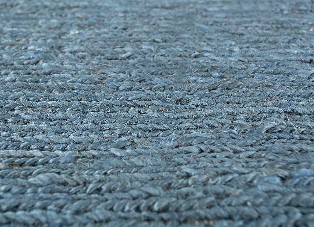daaira blue jute and hemp flat weaves Rug - CloseUp daaira blue jute and hemp flat weaves Rug - CloseUp