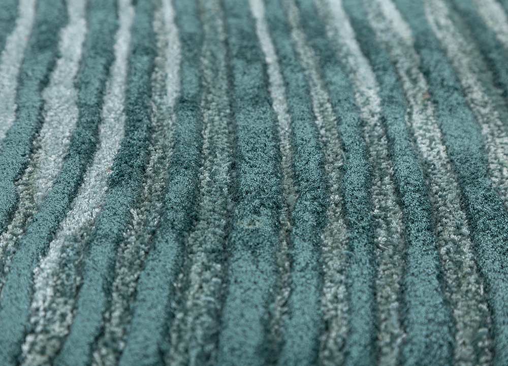 Lucid Blue Hand Tufted Wool & Viscose Rugs - Taq-1543 - Jaipur Rugs US Lucid Blue Hand Tufted Wool & Viscose Rugs - Taq-1543 - Jaipur Rugs US